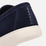 Men's Suede Leather Loafers – Blue Classic Formal Wedding Dress Shoes - Image 5