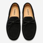 Men's Suede Loafers – Black Luxury Soft Genuine Leather Casual Shoes - Image 9