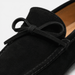 Men's Suede Loafers – Black Luxury Soft Genuine Leather Casual Shoes - Image 4