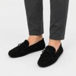 Men's Suede Loafers – Black Luxury Soft Genuine Leather Casual Shoes - Image 11