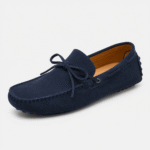 Men's Suede Loafers – Black Luxury Soft Genuine Leather Casual Shoes - Image 5