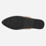 Womens Black Velvet Fur-Lined Loafers – Warm Plush Flat Casual Winter Shoes - Image 5