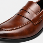 Mens Brown Leather Oxford Loafers – Brand Business Dress Soft Flat Casual Shoes - Image 7