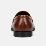 Mens Brown Leather Oxford Loafers – Brand Business Dress Soft Flat Casual Shoes - Image 6