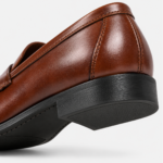 Mens Brown Leather Oxford Loafers – Brand Business Dress Soft Flat Casual Shoes - Image 5