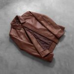 Inferno Brown Leather Jacket - Image 8