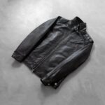 Legacy Black Leather Biker Jacket - Image 7