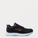 Men’s Black and Orange Sneakers