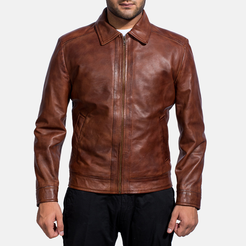 TJM_0532-1491483664248_5a26252e-57b4-4194-9ffe-010376a950cf.jpg Inferno Brown Leather Jacket - Image 1