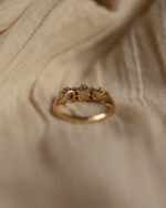 Yvonne Antique 18ct Gold Opal & Diamond Seven Stone Ring - Image 5