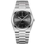 Aurelio Day-Date Watch — 40mm Integrated Steel