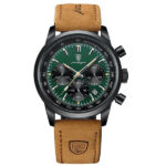 Aviatore Pilot Chronograph — 41mm Steel & Suede - Image 2