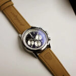 Aviatore Pilot Chronograph — 41mm Steel & Suede - Image 4