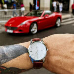 Florence Classic Dress Watch — 40mm Steel & Leather - Image 7