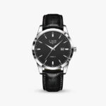 Florence Classic Dress Watch — 40mm Steel & Leather - Image 8