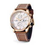 Livorno Contrast Stitch Watch — 42mm Leather Strap - Image 2