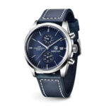 Livorno Contrast Stitch Watch — 42mm Leather Strap - Image 3