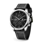 Livorno Contrast Stitch Watch — 42mm Leather Strap - Image 4