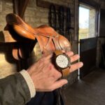 Livorno Contrast Stitch Watch — 42mm Leather Strap - Image 7