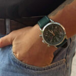 Lunario Moon Phase Chronograph — 40mm Steel & Nylon - Image 4