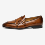 Men's Brown Genuine Leather Loafers Handmade
