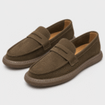 Men's Italian Leather Loafers – Brown Smart Business Casual Slip-On Shoes - Image 10