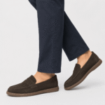 Men's Italian Leather Loafers – Brown Smart Business Casual Slip-On Shoes - Image 8