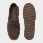 Men's Italian Leather Loafers – Brown Smart Business Casual Slip-On Shoes - Image 4