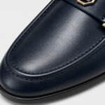 Men's Leather Loafers – Blue Casual Office Driving Slip-On Shoes - Image 5