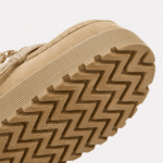 Mens Beige Suede Leather Platform Loafers – Designer Comfortable Casual Slip-On Shoes - Image 4