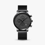 Milano Chronograph — 44mm All Black Mesh