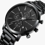Milano Chronograph — 44mm All Black Mesh - Image 3