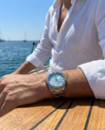 Riviera Automatic Watch — 40mm Textured Steel - Image 2