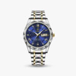 Romano Diamond Cut Watch — Two-Tone Steel Day-Date - Image 2