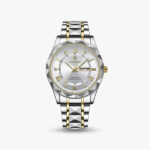 Romano Diamond Cut Watch — Two-Tone Steel Day-Date - Image 3