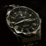 Romano Diamond Cut Watch — Two-Tone Steel Day-Date - Image 12