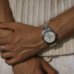 Romano Diamond Cut Watch — Two-Tone Steel Day-Date - Image 13