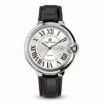 Siena Roman Dial Watch — 42mm Domed Steel - Image 2