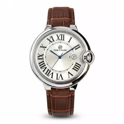 Siena Roman Dial Watch — 42mm Domed Steel