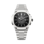 Tremezzo Integrated Bracelet Watch — 40mm Brushed Steel
