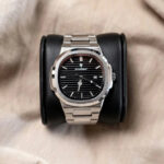 Tremezzo Integrated Bracelet Watch — 40mm Brushed Steel - Image 6