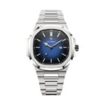 Tremezzo Integrated Bracelet Watch — 40mm Brushed Steel - Image 2