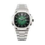 Tremezzo Integrated Bracelet Watch — 40mm Brushed Steel - Image 3