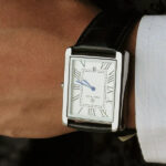 Venezia Ultra-Slim Rectangular Watch — 38mm Croco Leather - Image 7
