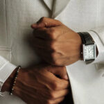 Venezia Ultra-Slim Rectangular Watch — 38mm Croco Leather - Image 9