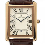 Venezia Ultra-Slim Rectangular Watch — 38mm Croco Leather - Image 12